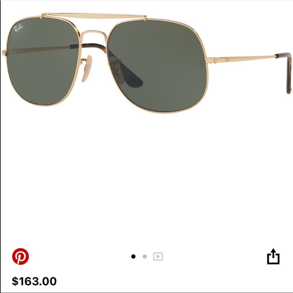 Ray-Ban General RB3561 Gold w/ green lenses